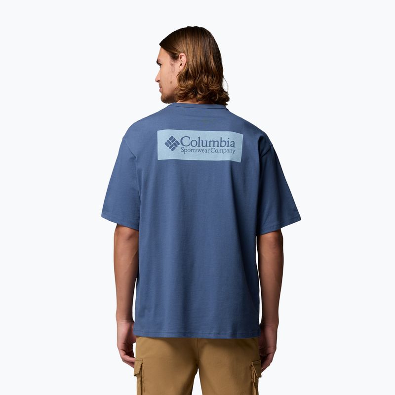 Tricou pentru bărbați Columbia CSC Heavyweight Iconic Tee dark mountain/csc box logo 3