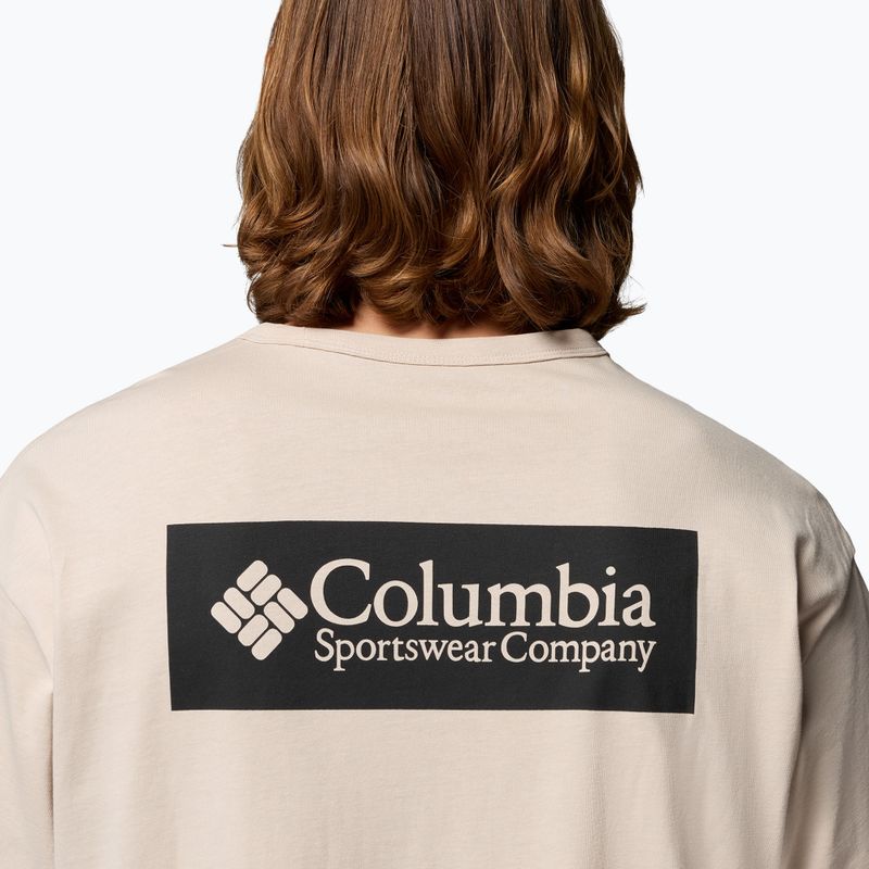 Tricou pentru bărbați Columbia CSC Heavyweight Iconic Tee dark stone/csc box logo 4
