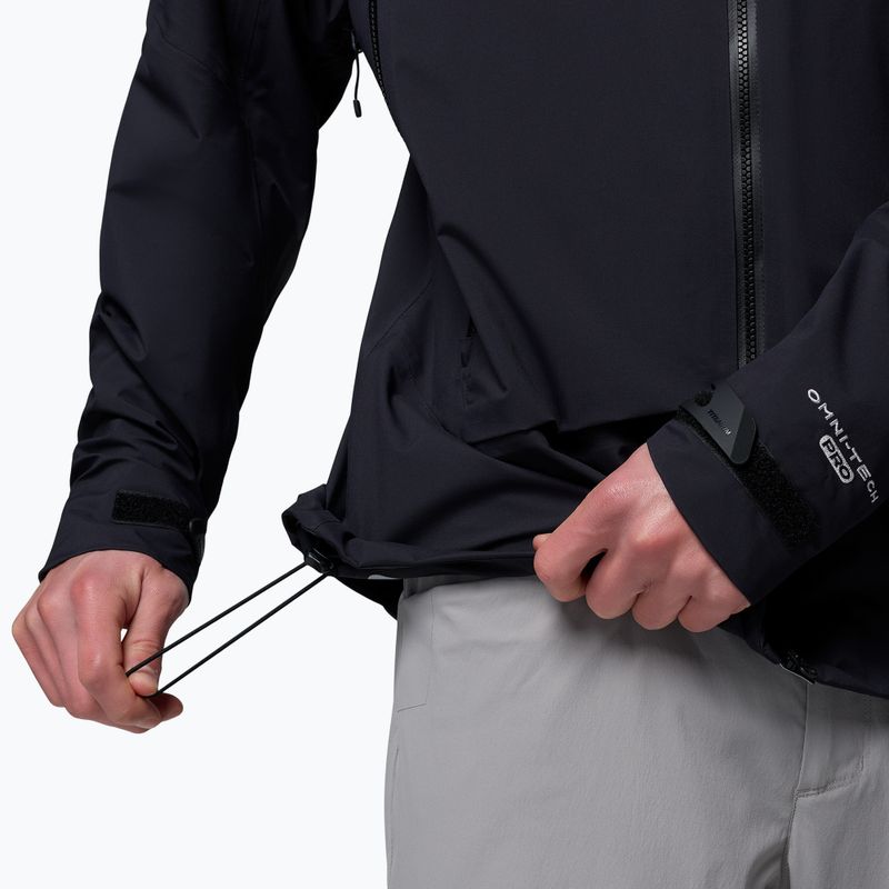 Geacă softshell pentru bărbați Columbia Saudan Pro 3L black 12