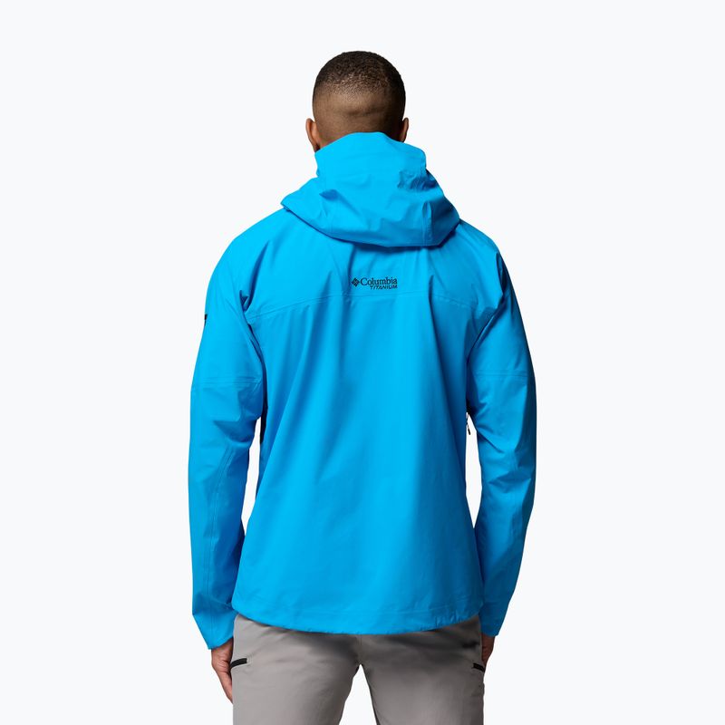 Geacă softshell pentru bărbați Columbia Saudan Pro 3L compass blue 3