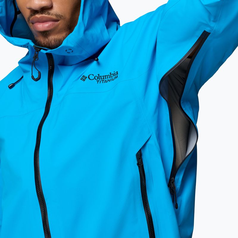 Geacă softshell pentru bărbați Columbia Saudan Pro 3L compass blue 9