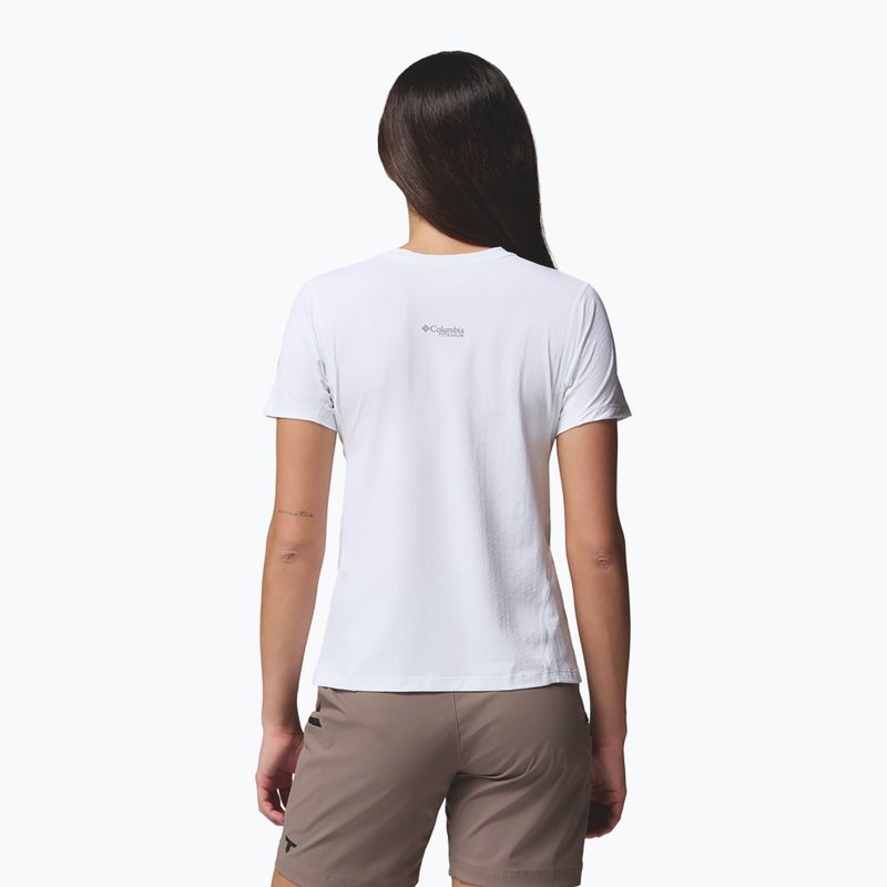 Tricou pentru femei Columbia Diamond Peak Pro white 3