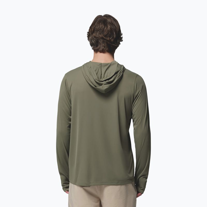 Bluză de trekking pentru bărbați Columbia Zero Rules Lite Hoodie stone green 3