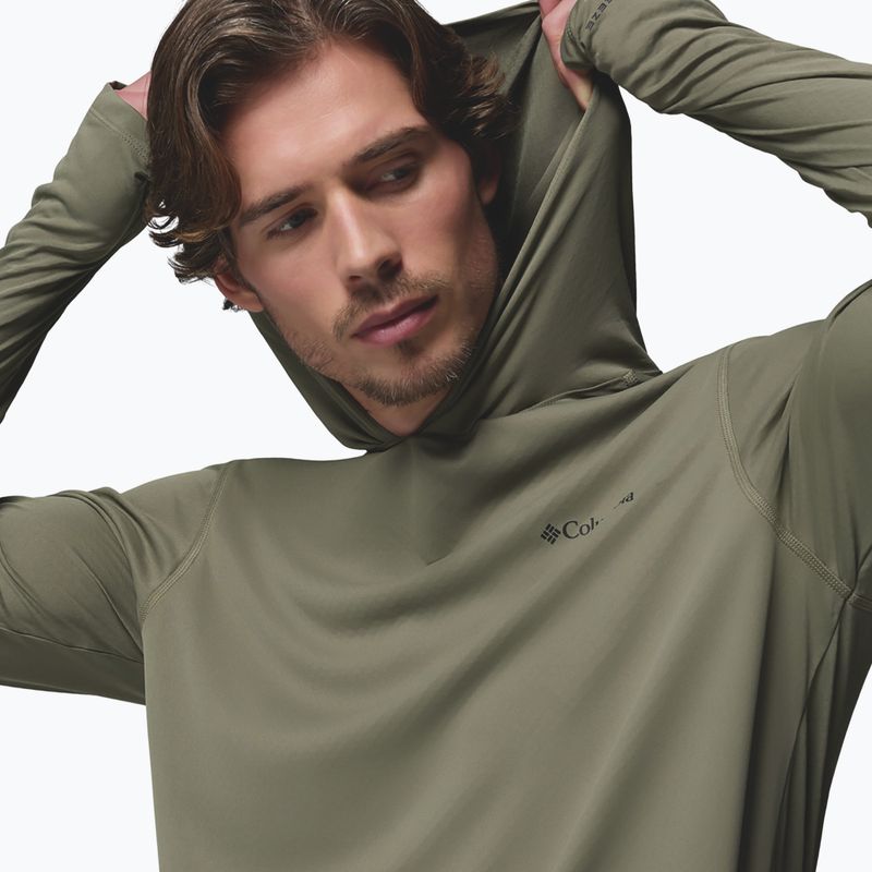 Bluză de trekking pentru bărbați Columbia Zero Rules Lite Hoodie stone green 4