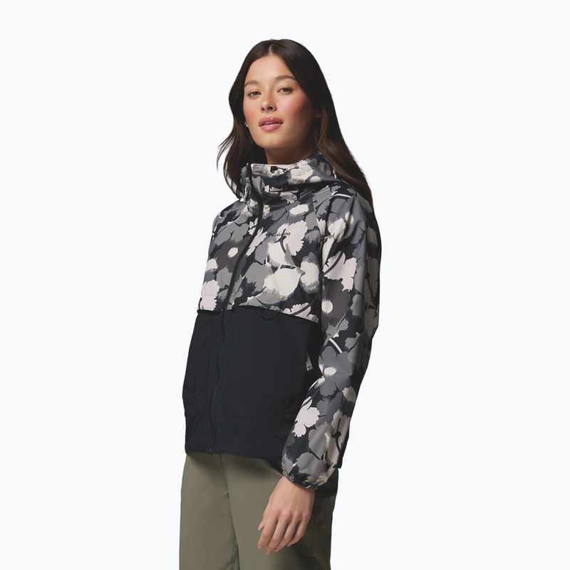 Geacă împotriva vântului pentru femei Columbia Spire Valley Printed Windbreaker black ikatbloom print/black 4