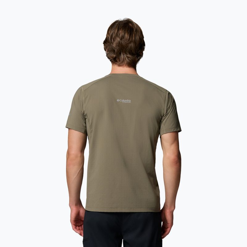 Tricou pentru bărbați Columbia Diamond Peak Pro stone green 3