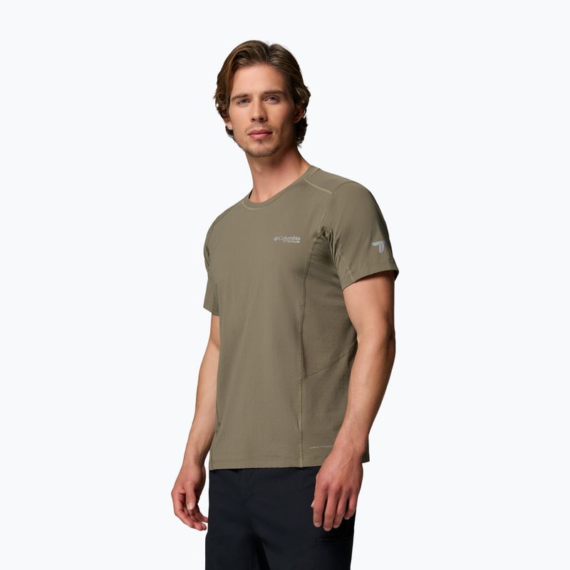 Tricou pentru bărbați Columbia Diamond Peak Pro stone green 4