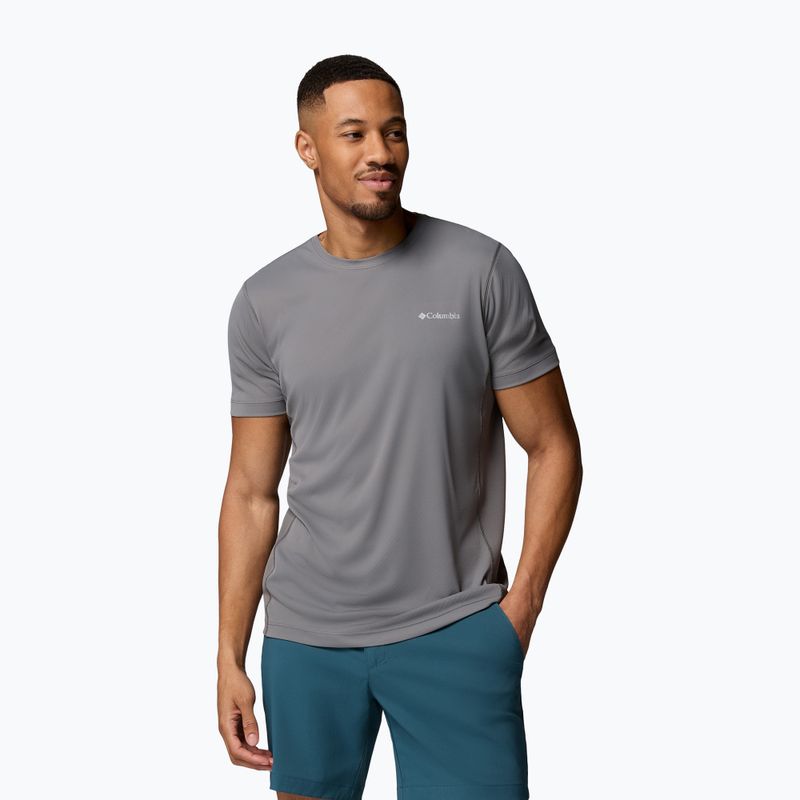 Tricou pentru bărbați Columbia Diamond Peak Pro city grey