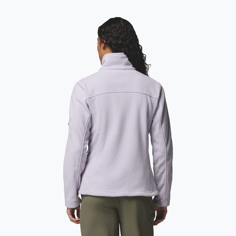 Bluză fleece pentru femei Columbia Fast Trek II lavender pearl 3
