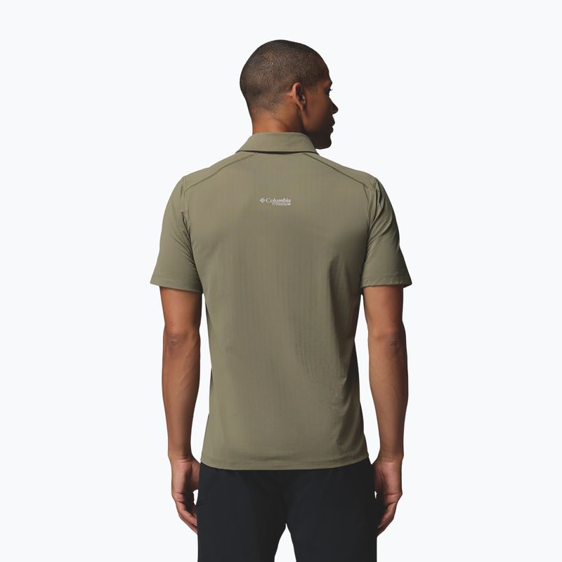 Tricou pentru bărbați Columbia Diamond Peak Pro Polo stone green 3