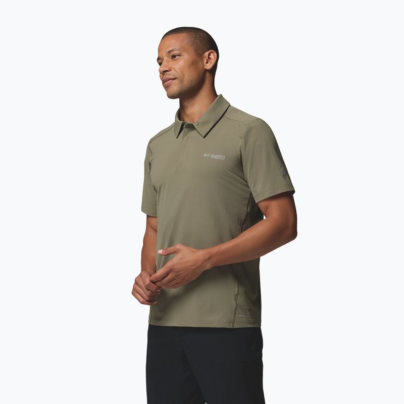 Tricou pentru bărbați Columbia Diamond Peak Pro Polo stone green 4
