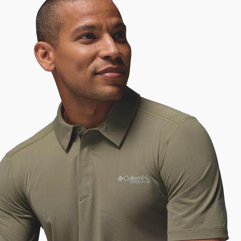 Tricou pentru bărbați Columbia Diamond Peak Pro Polo stone green 5