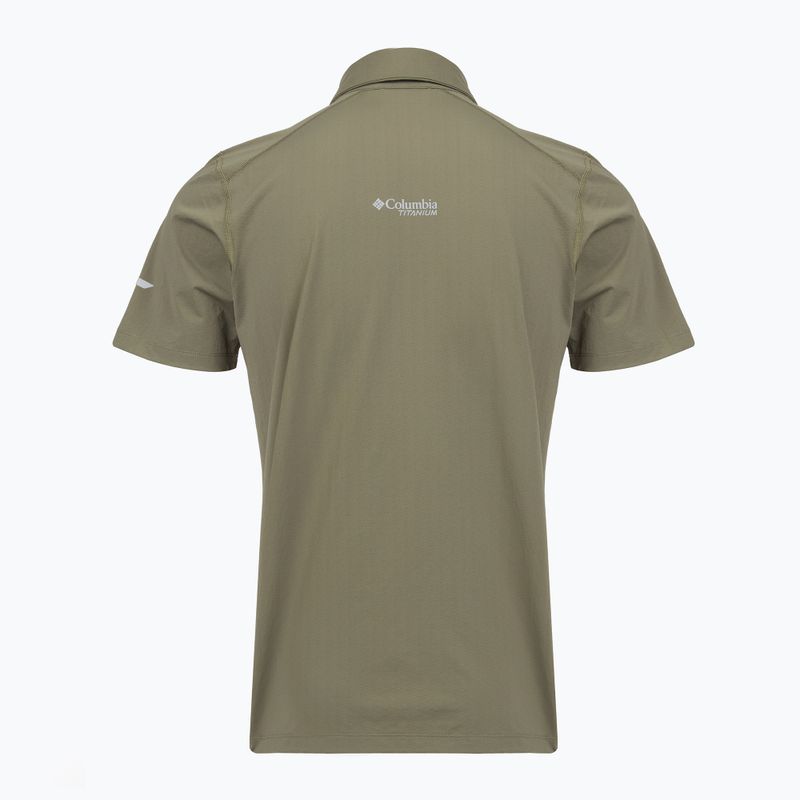 Tricou pentru bărbați Columbia Diamond Peak Pro Polo stone green 2