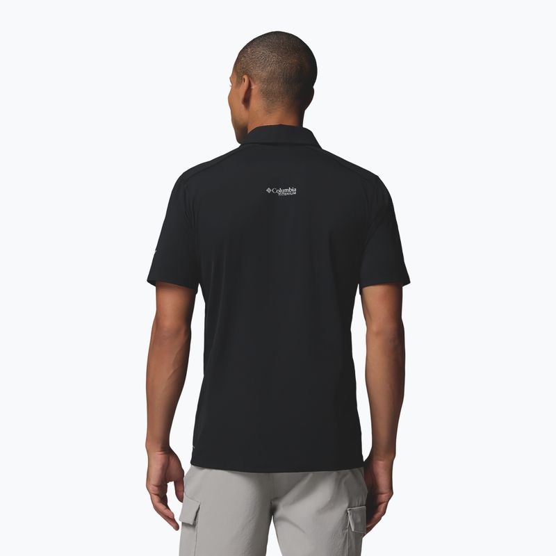 Tricou pentru bărbați Columbia Diamond Peak Pro Polo black 3