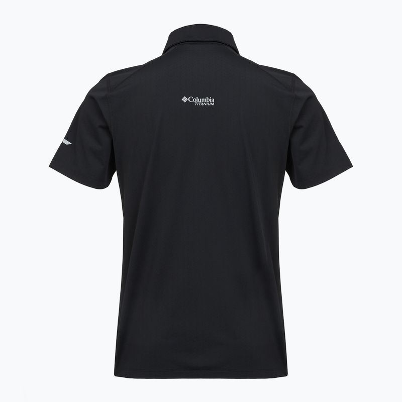 Tricou pentru bărbați Columbia Diamond Peak Pro Polo black 2