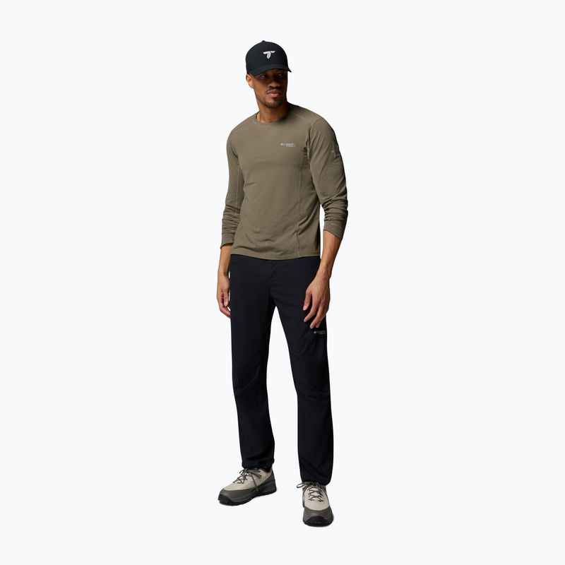 Longsleeve pentru bărbați Columbia Diamond Peak Pro Crew stone green 2