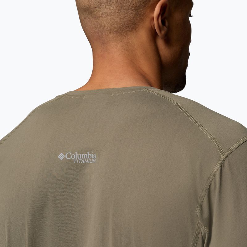 Longsleeve pentru bărbați Columbia Diamond Peak Pro Crew stone green 6