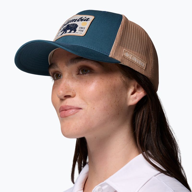 Șapcă cu cozoroc Columbia Mesh Snap Back everblue/pnw bear 3