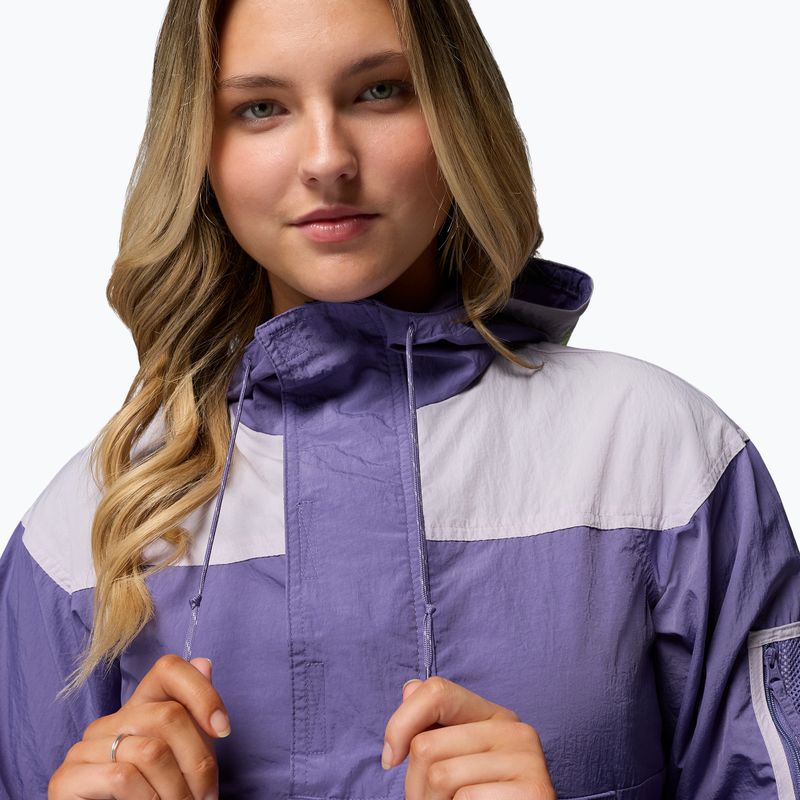 Geacă împotriva vântului pentru femei Columbia Challenger II Windbreaker stormwatch/lavender pearl 5