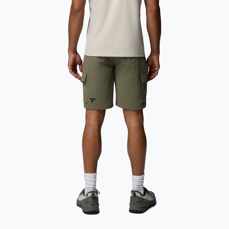 Pantaloni scurți de trekking pentru bărbați Columbia Silver Ridge Elite stone green 3