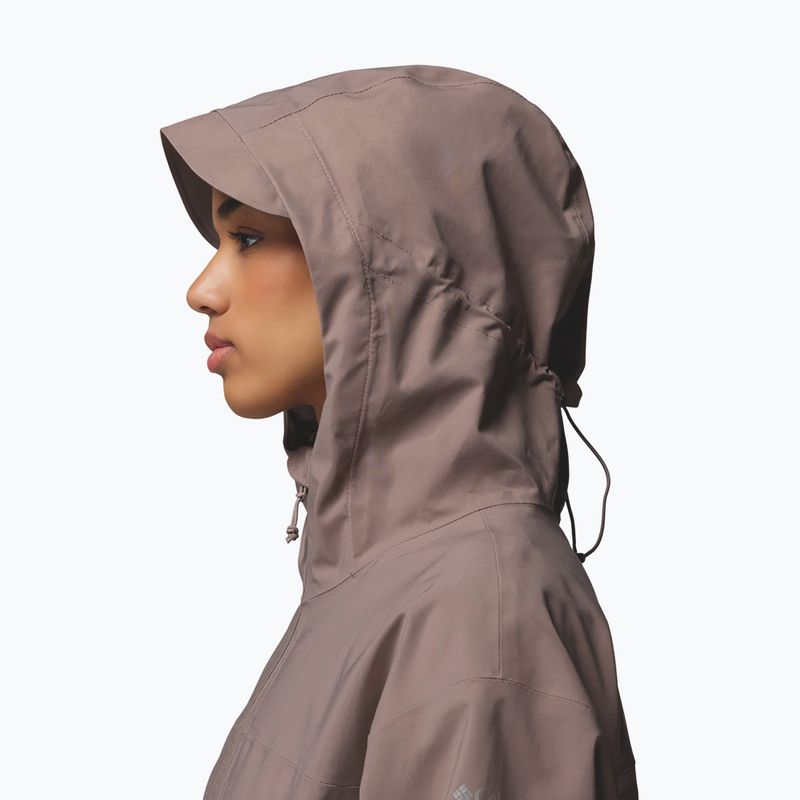 Pelerină de ploaie pentru femei Columbia Weekend Adventure II Long Shell iron 9