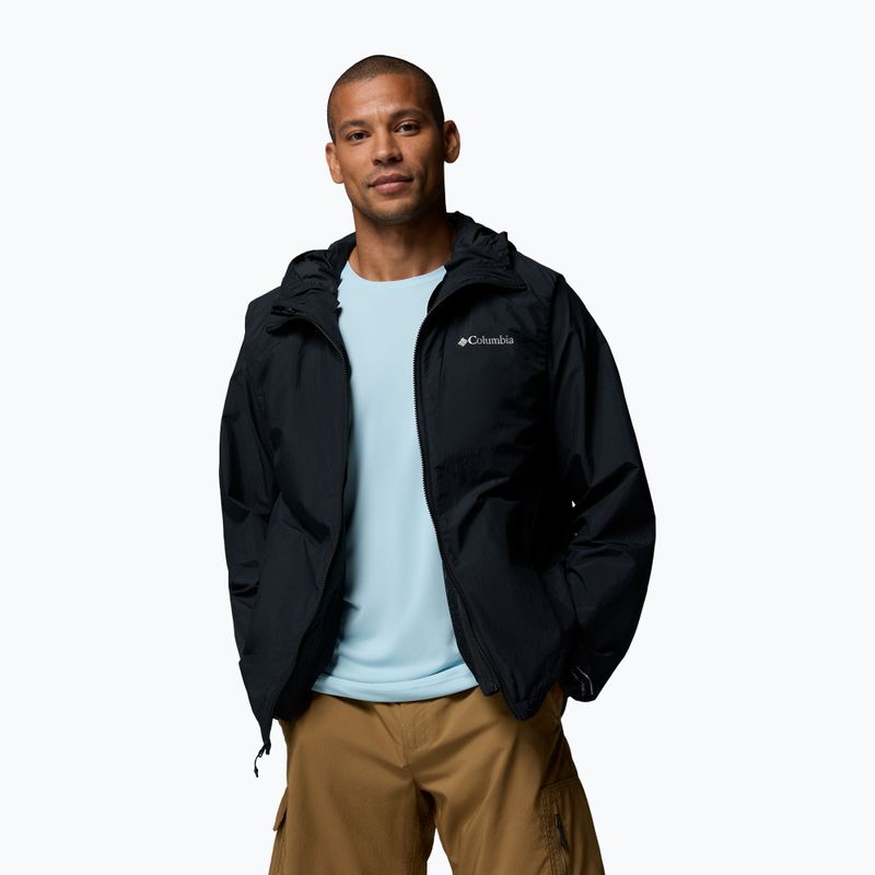Geacă împotriva vântului pentru bărbați Columbia Trailborne Outerchange black 5