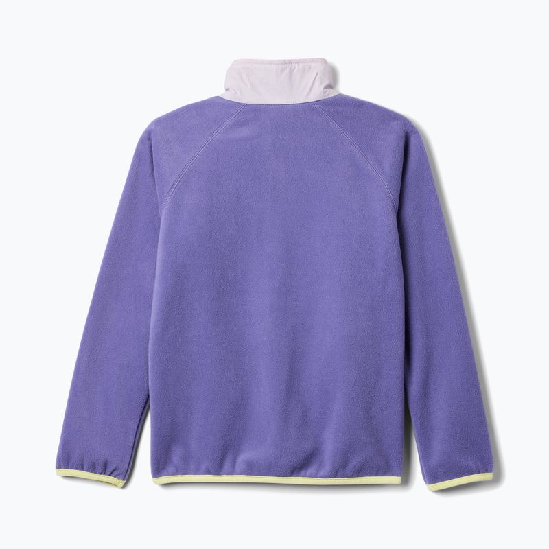 Bluză fleece pentru copii Columbia Fast Trek V Full Zip stormwatch/lavender pearl 2