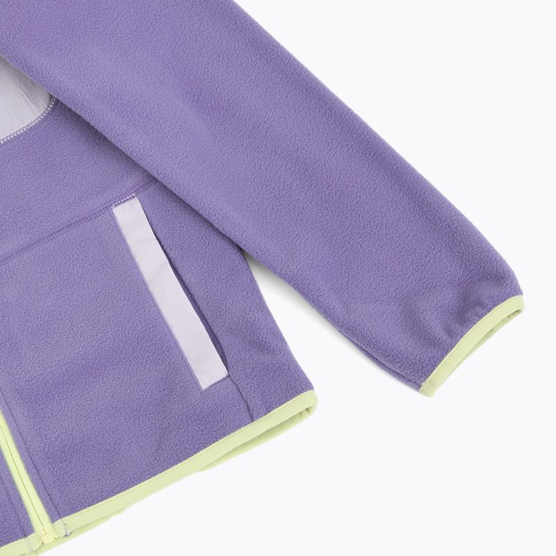 Bluză fleece pentru copii Columbia Fast Trek V Full Zip stormwatch/lavender pearl 4