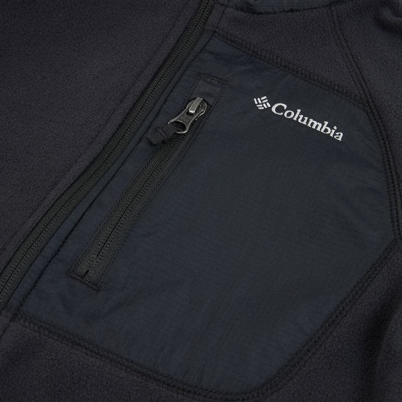 Bluză fleece pentru copii Columbia Fast Trek V Full Zip black 3