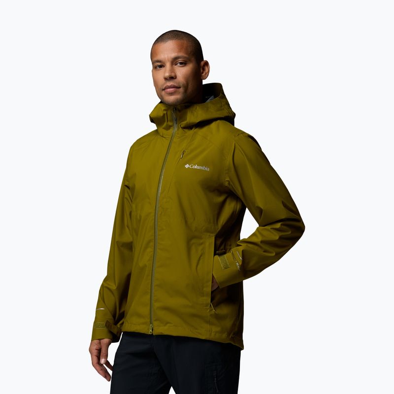 Geacă softshell pentru bărbați Columbia Trailborne 2.5L mossy green 4