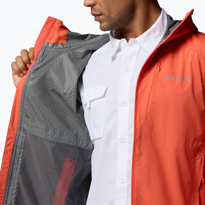 Geacă softshell pentru bărbați Columbia Trailborne 2.5L zing 12
