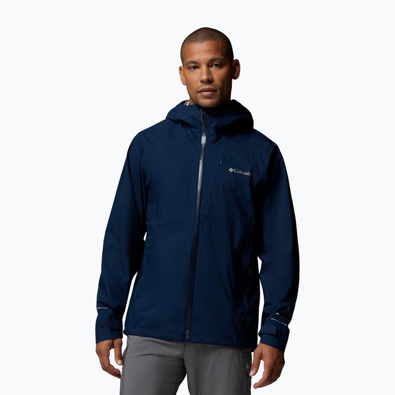 Geacă softshell pentru bărbați Columbia Trailborne 2.5L collegiate navy