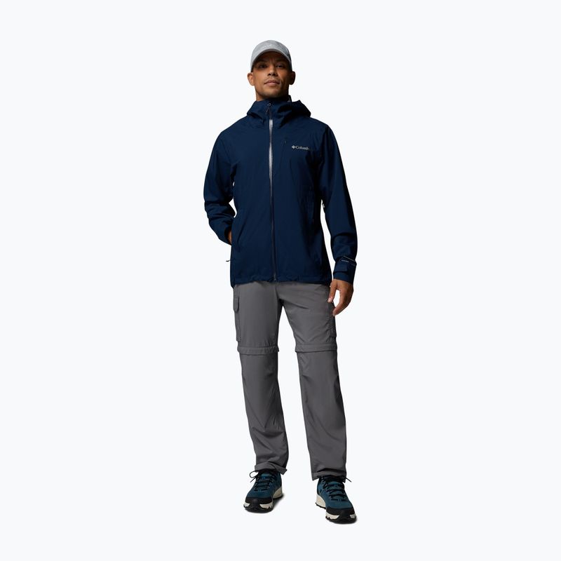 Geacă softshell pentru bărbați Columbia Trailborne 2.5L collegiate navy 2