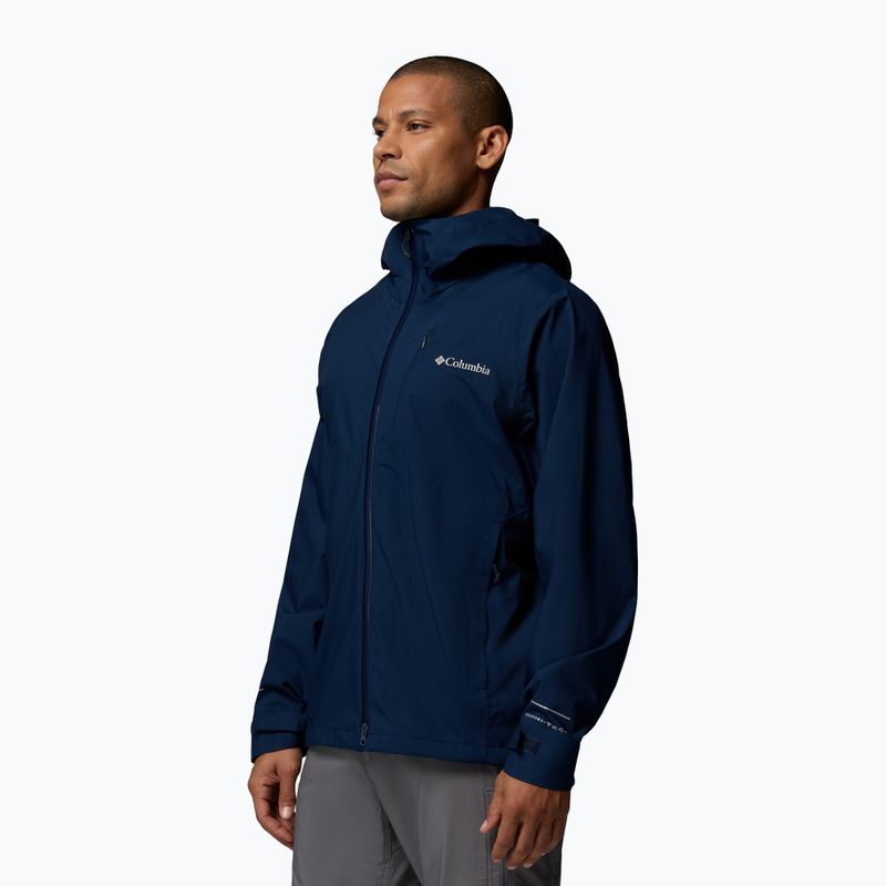 Geacă softshell pentru bărbați Columbia Trailborne 2.5L collegiate navy 4