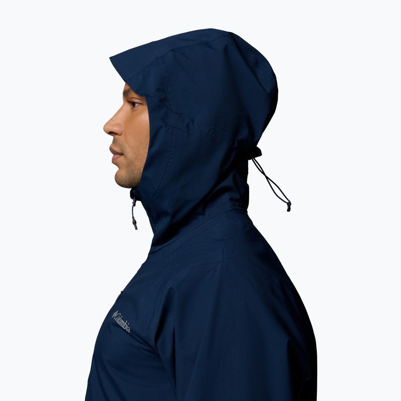 Geacă softshell pentru bărbați Columbia Trailborne 2.5L collegiate navy 7
