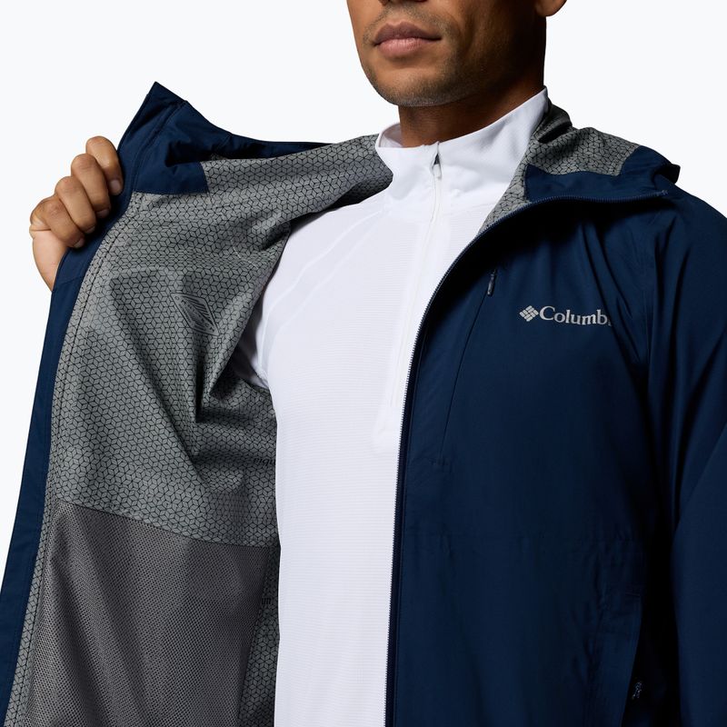 Geacă softshell pentru bărbați Columbia Trailborne 2.5L collegiate navy 10