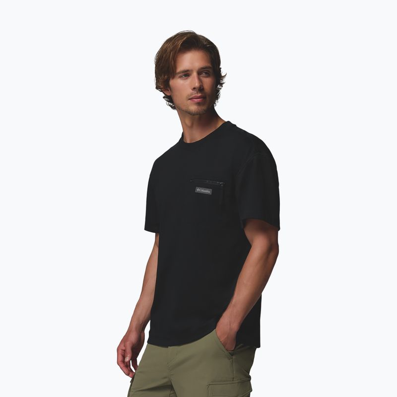 Tricou pentru bărbați Columbia Echo Passage SS Crew black 4