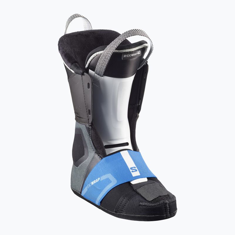 Încălțăminte de schi pentru femei Salomon S/Pro Supra Dual Boa 115 W black/beluga metallic/beetroot purple 10