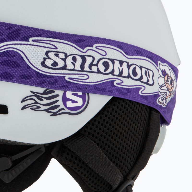 Cască de schi pentru copii Salomon Player Combo + Gogle XV Jr ice flow/ice flow mid blue 7