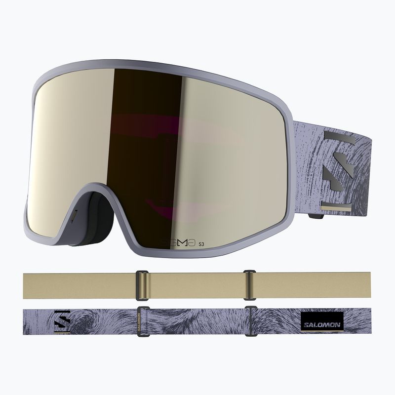 Ochelari de schi Salomon Sentry Pro Sigma blue granite/sigma black gold 5