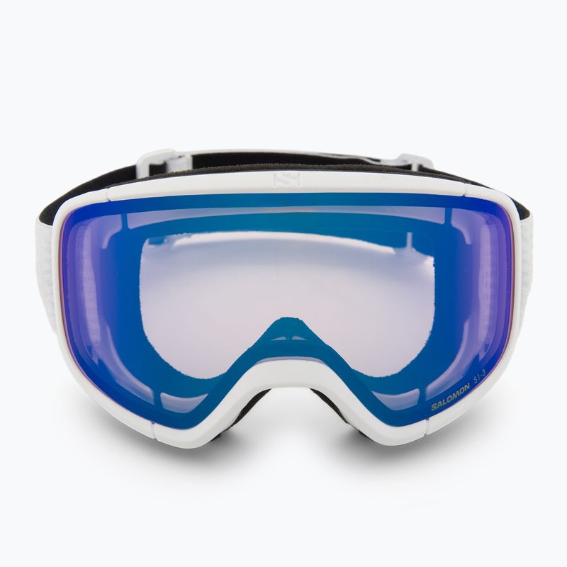 Ochelari de schi Salomon Aksium 2.0 Photo white/photo mi blue 2