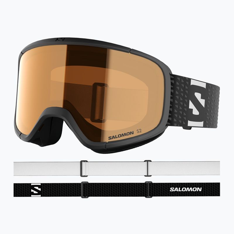 Ochelari de schi Salomon Aksium 2.0 Acces black/flash toric orange 5