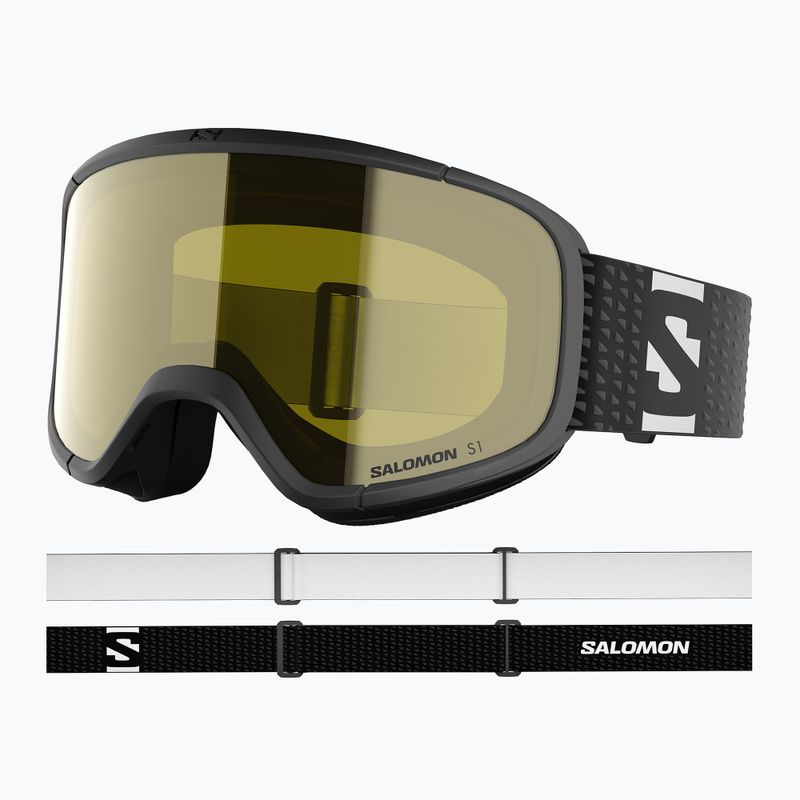 Ochelari de schi Salomon Aksium 2.0 Acces black/flash yellow 5