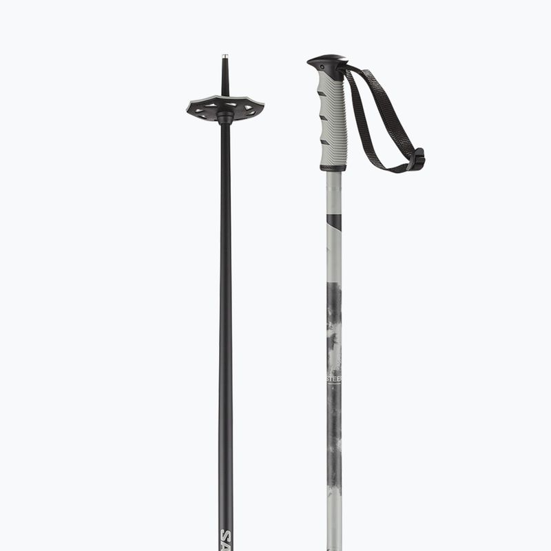 Bețe de schi Salomon Steep black/grey 3