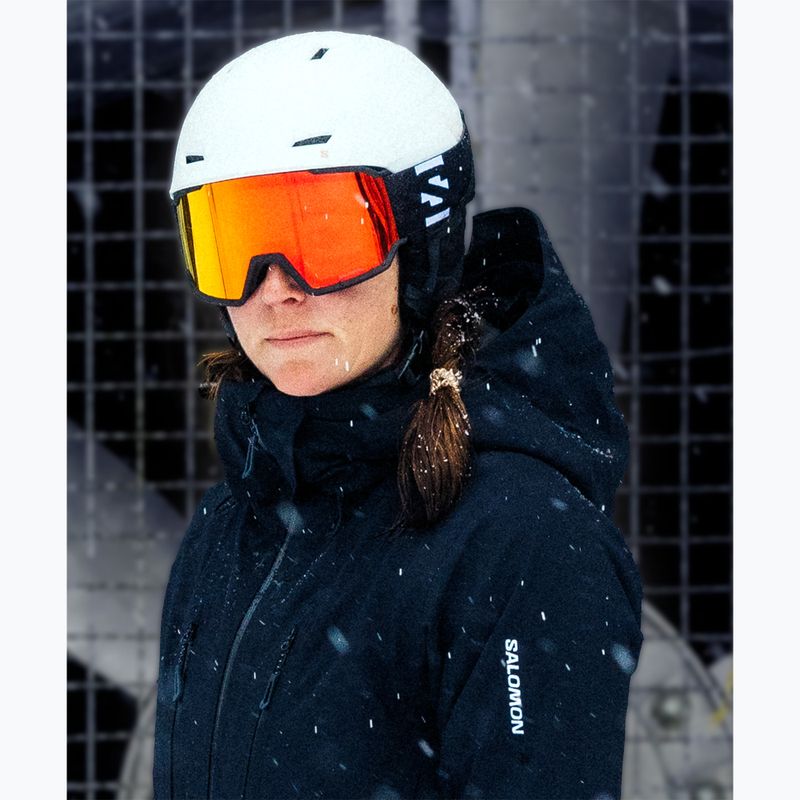 Ochelari de schi Salomon S/View 3 black/ml mid red 6