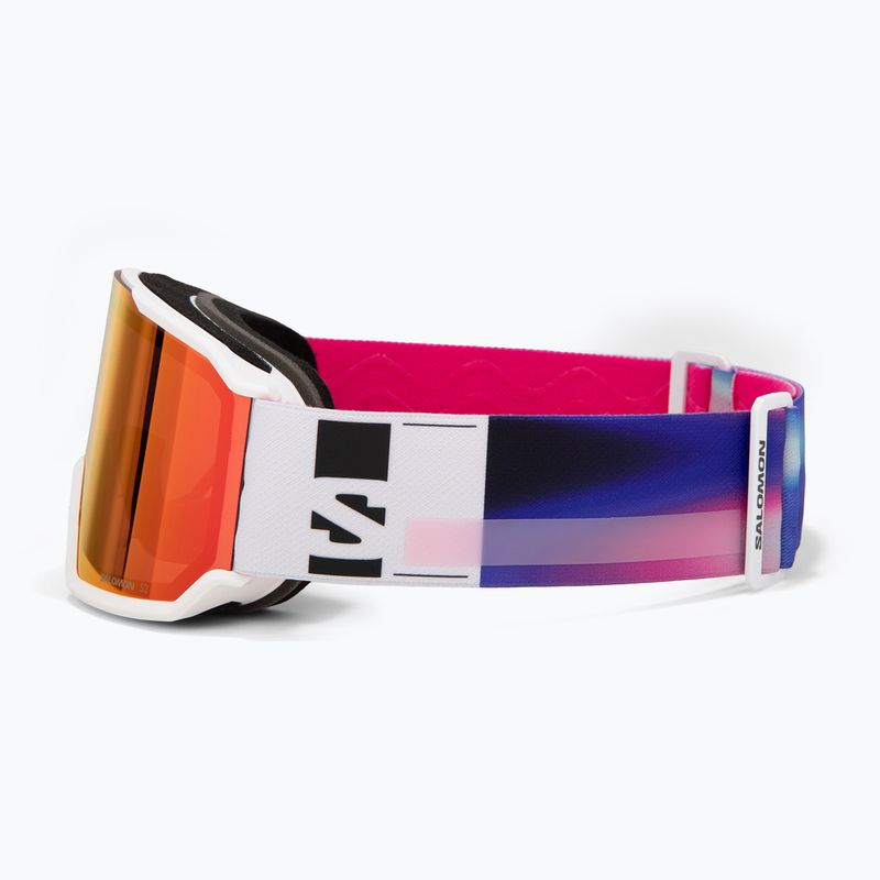 Ochelari de schi Salomon S/View 3 white/ml mid red 4