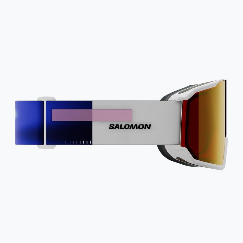 Ochelari de schi Salomon S/View 3 white/ml mid red 3