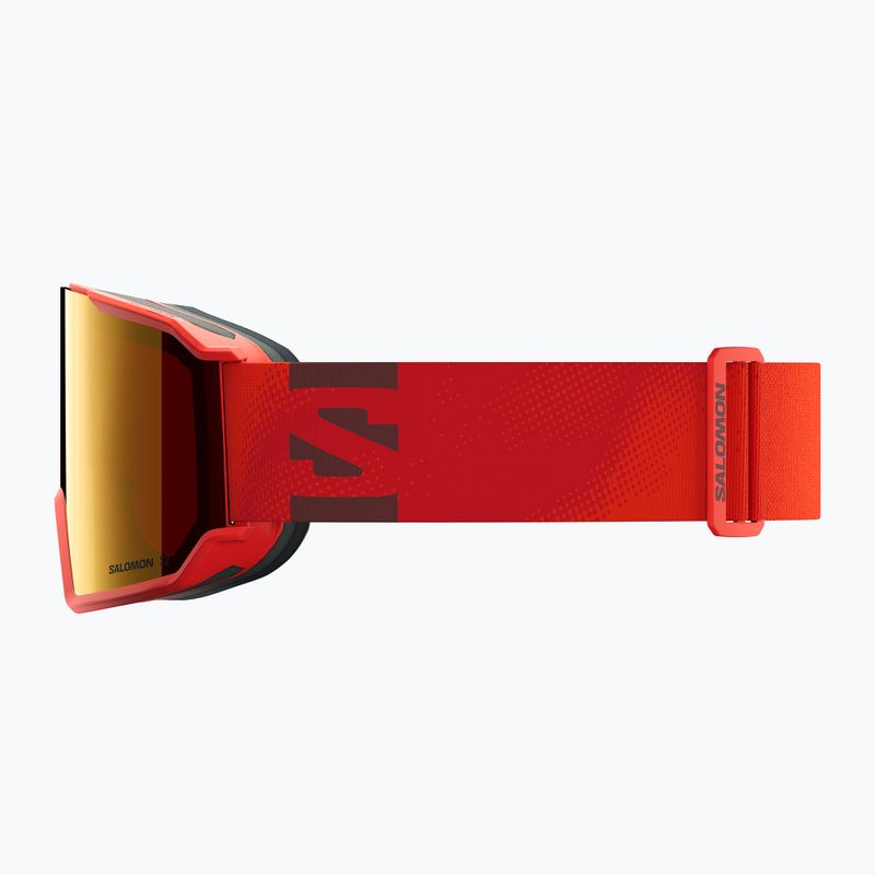 Ochelari de schi Salomon S/View 3 cherry tomato/ml mid red 4