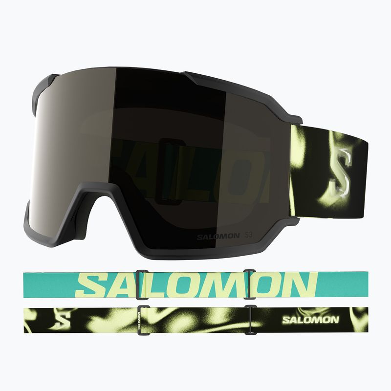 Ochelari de schi Salomon S/View 3 black yellow/ml black 5