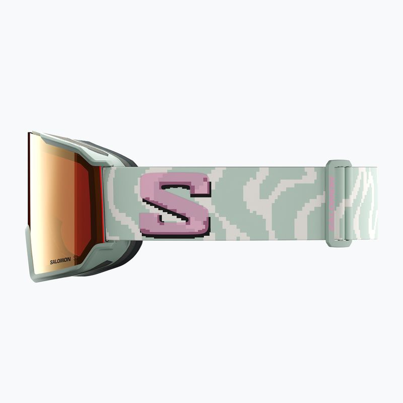 Ochelari de schi Salomon S/View 3 iceberg green/ml ruby 4